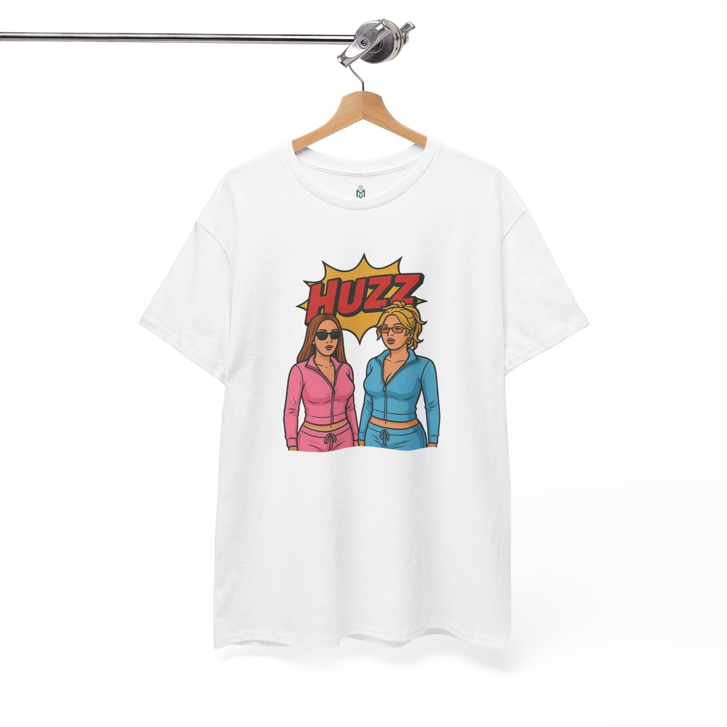 “HUZZ Girls Club” Vintage Tracksuit Tee